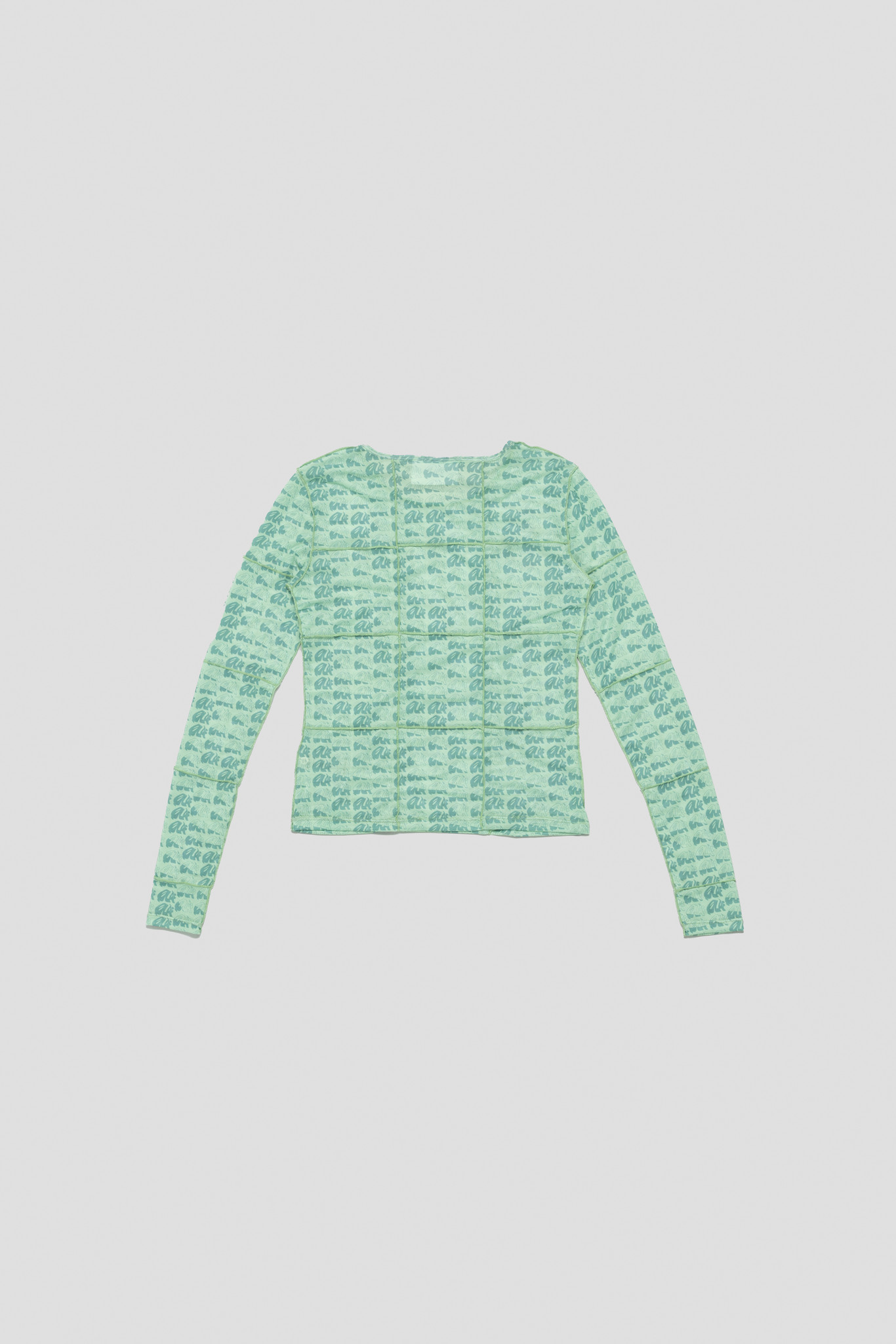 Blur AOP Mesh LS Light Green
