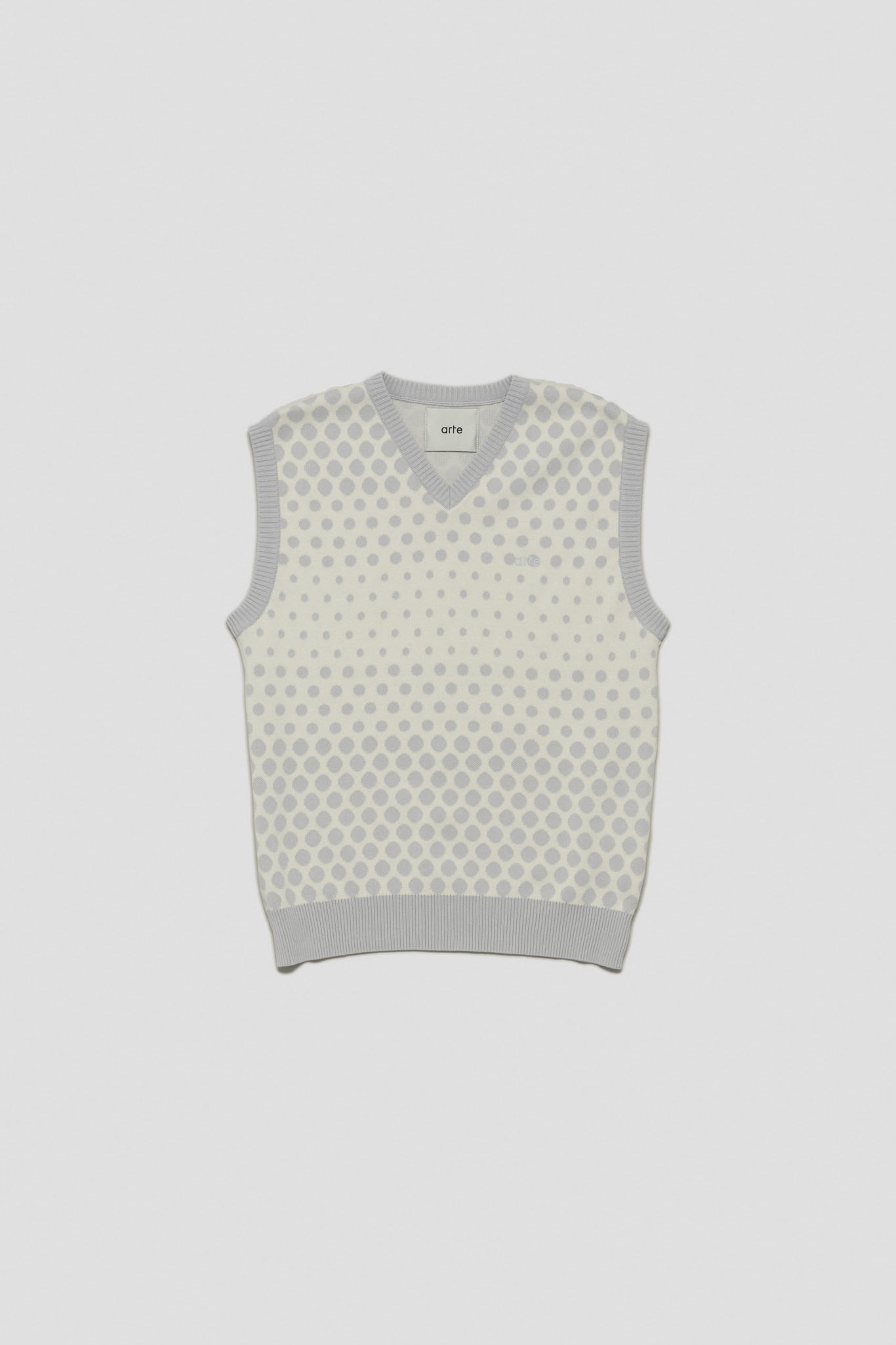 Karl Dots Knit Cream/Light Grey