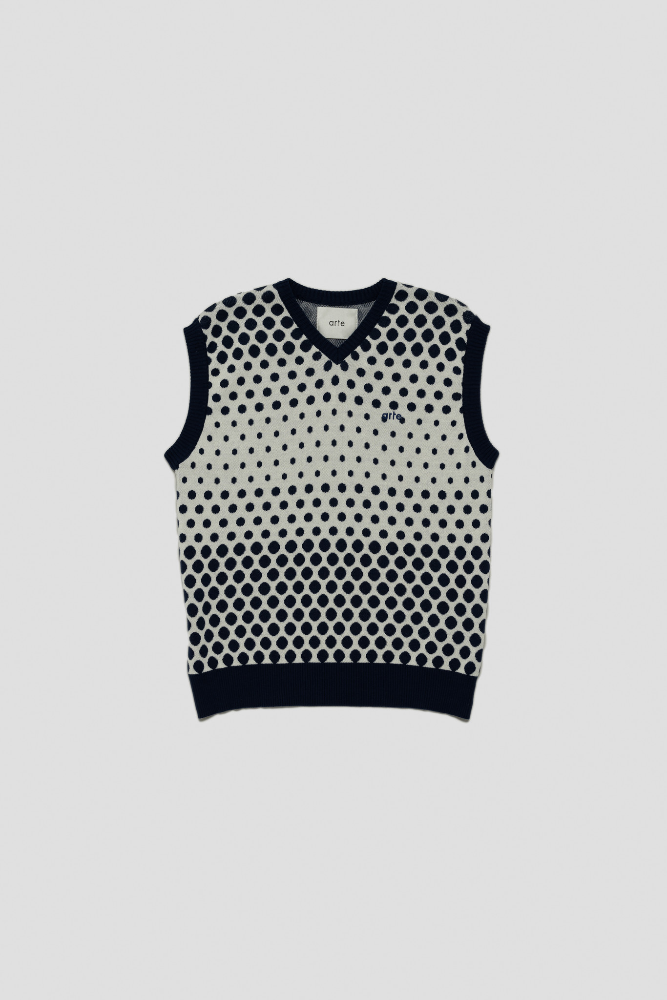 Karl Dots Knit Navy/Cream