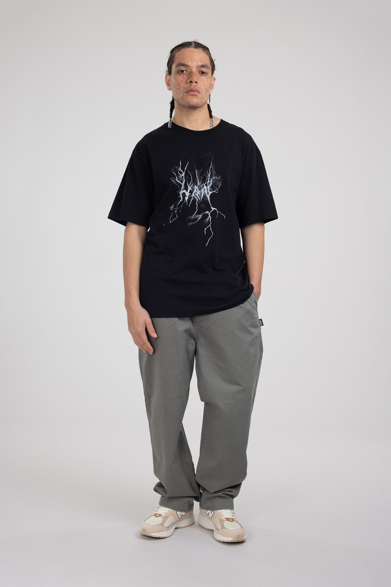 Big Artwork Boxy Tee SS Black