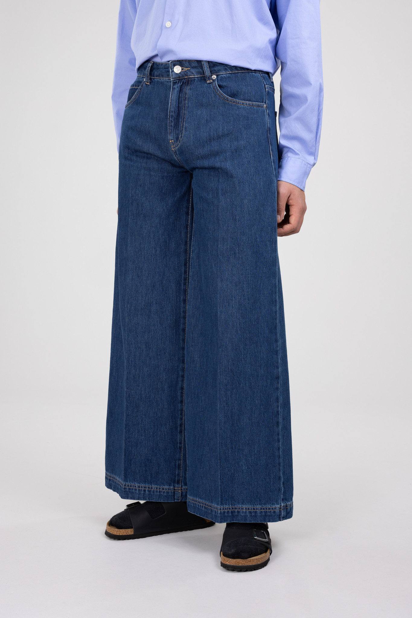 Albi Wide Leg Jeans Dark Blue Denim