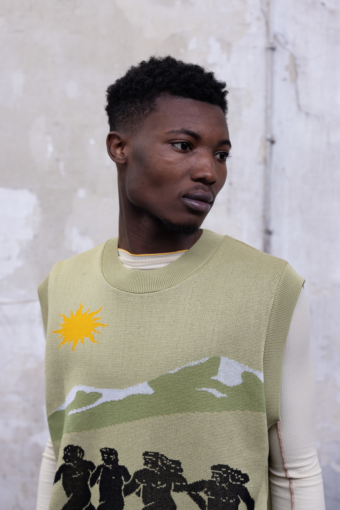 Nutting Hill Knit Vest Green