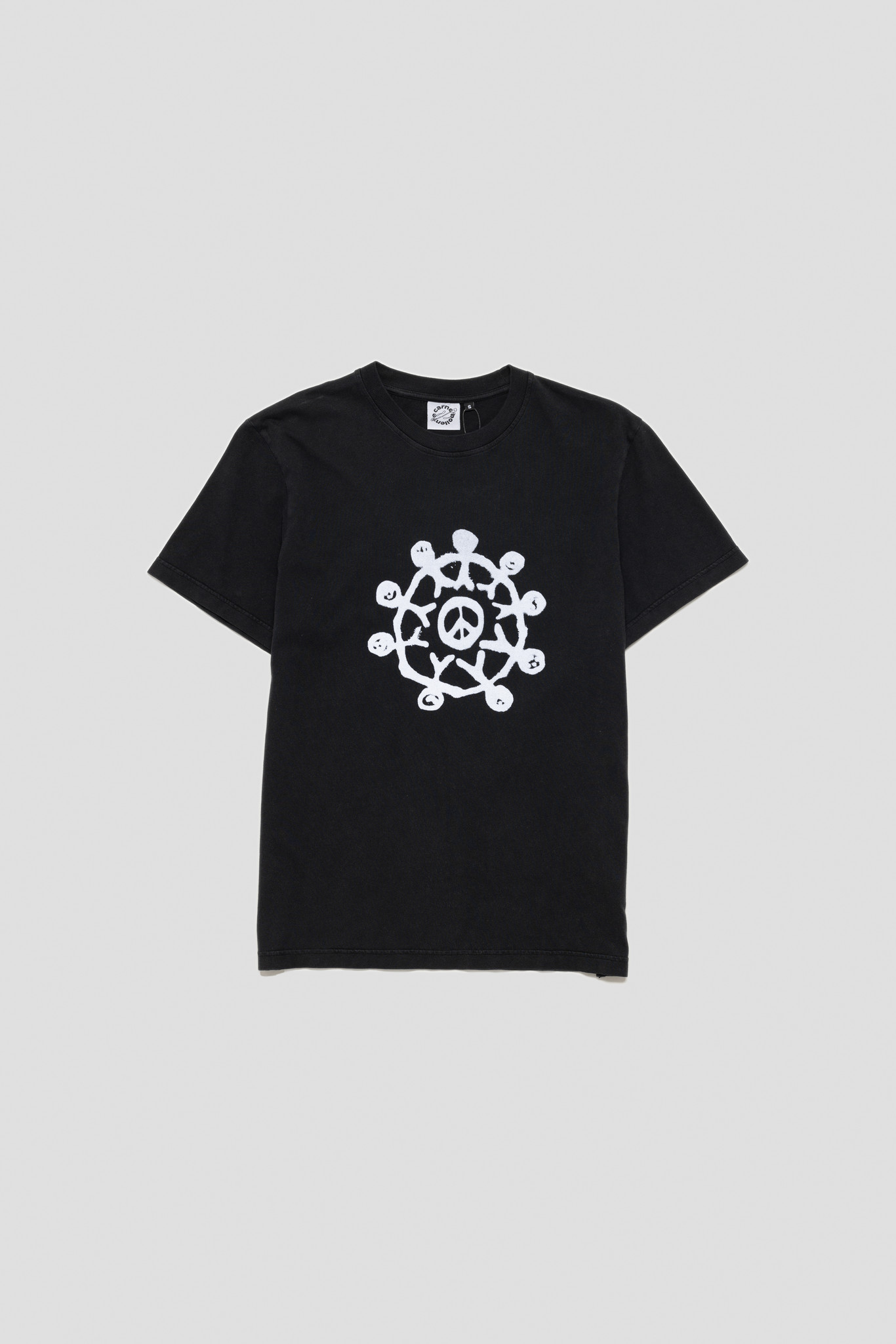 Make Love Not War Tee Washed Black