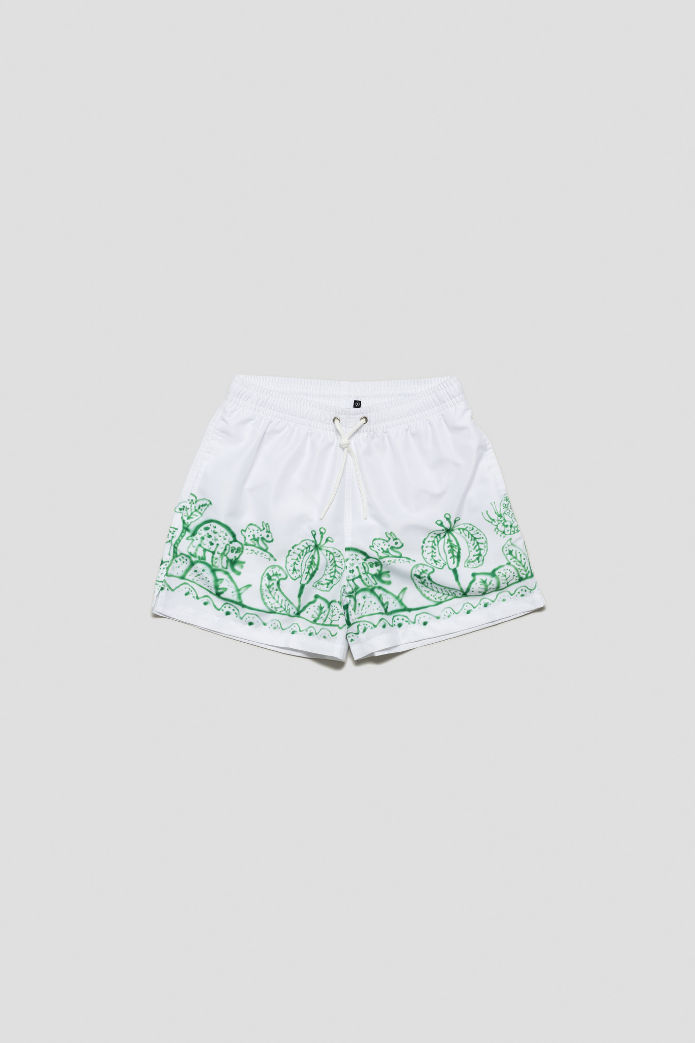 Spray On Me! Swim Shorts White