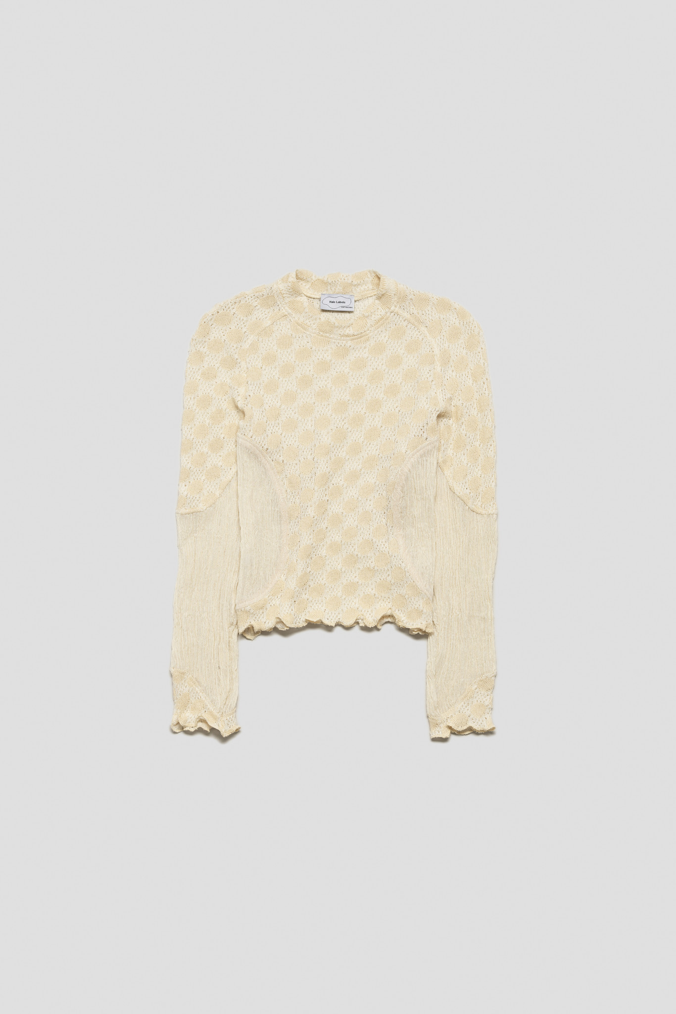 Bubble Tee LS Beige