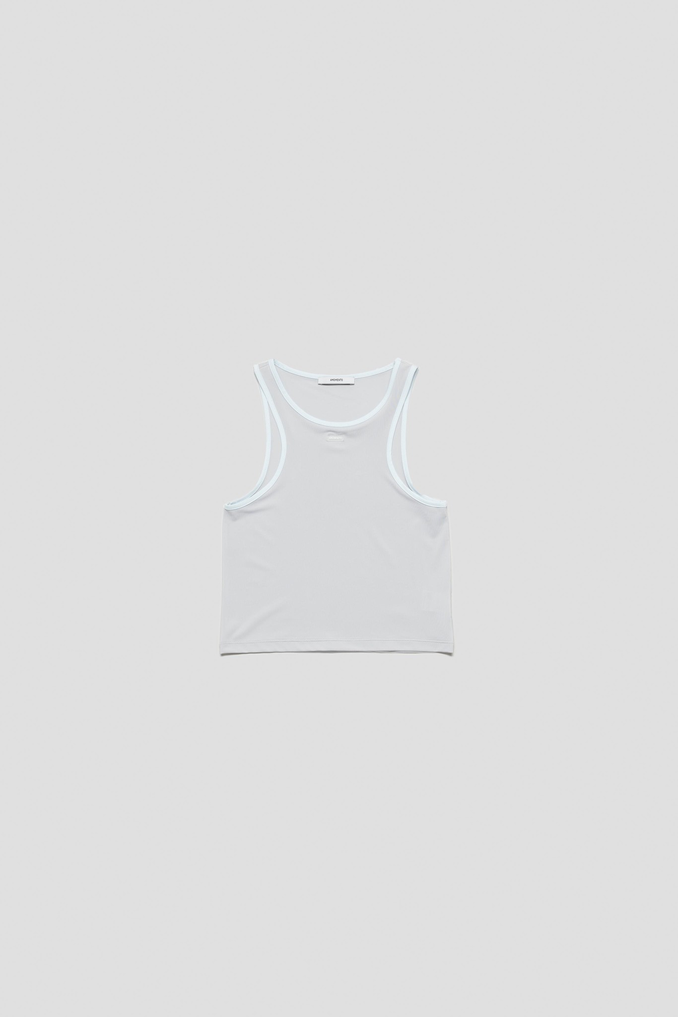 Color Blocked Sleeveless Top Mint