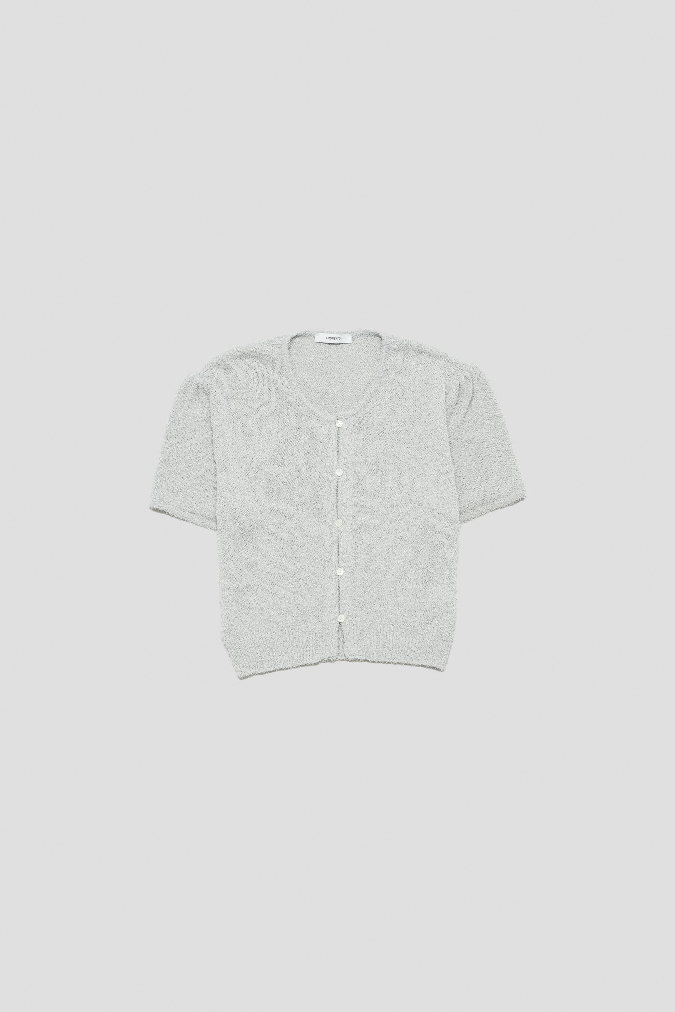 Fancy Balloon Cardigan Grey