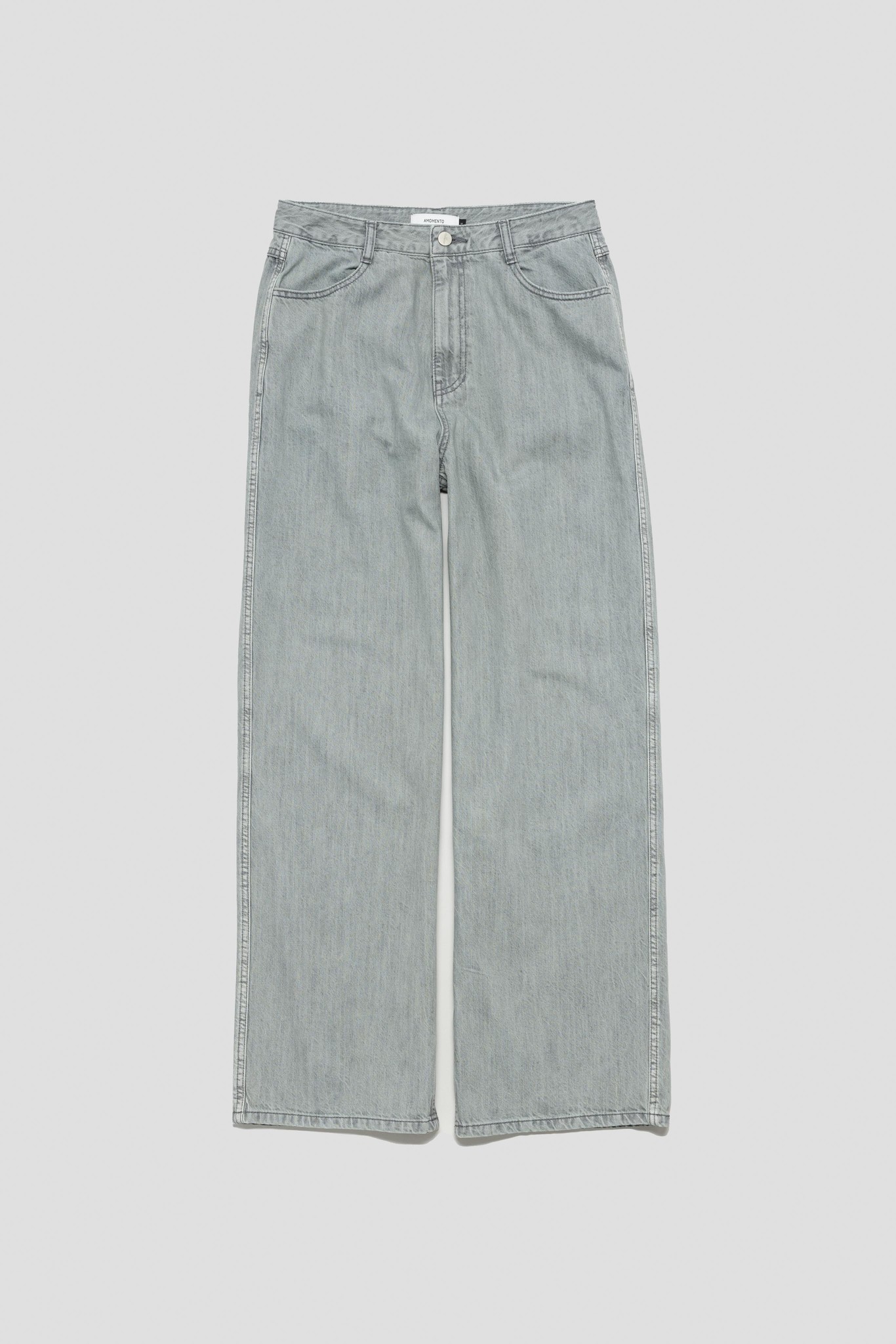 Mens Semi Wide Boot Cut Blue Grey