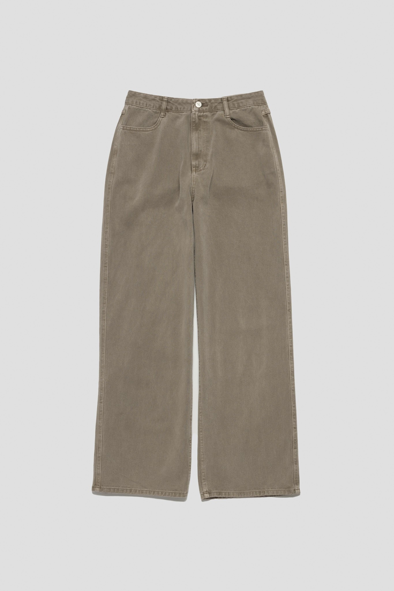 Mens Semi Wide Boot Cut Brown