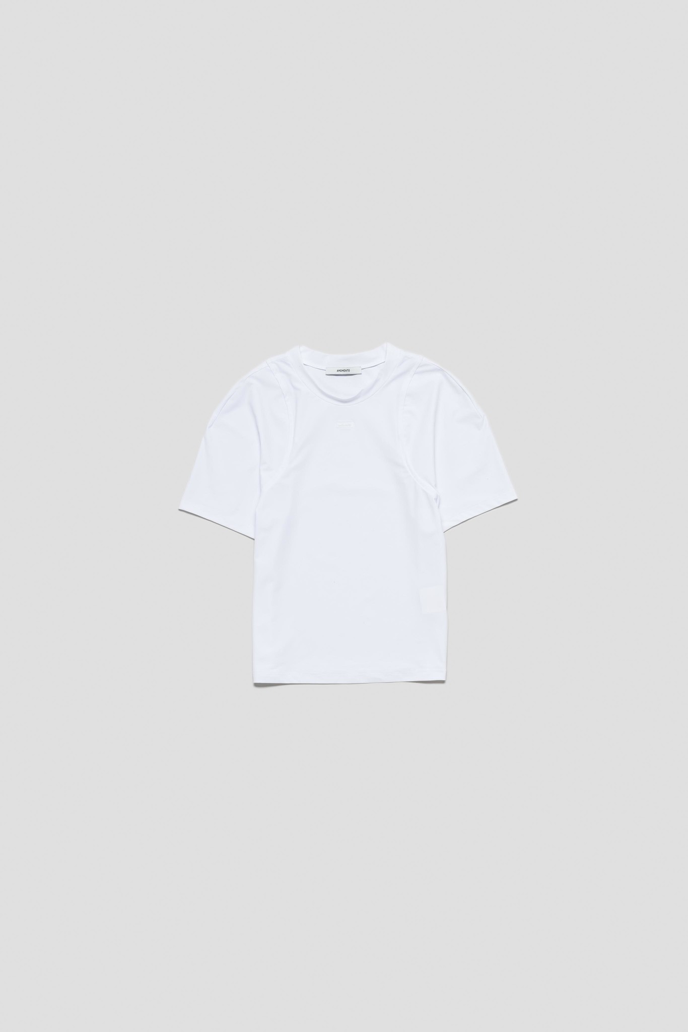Slim Fit Logo Top White