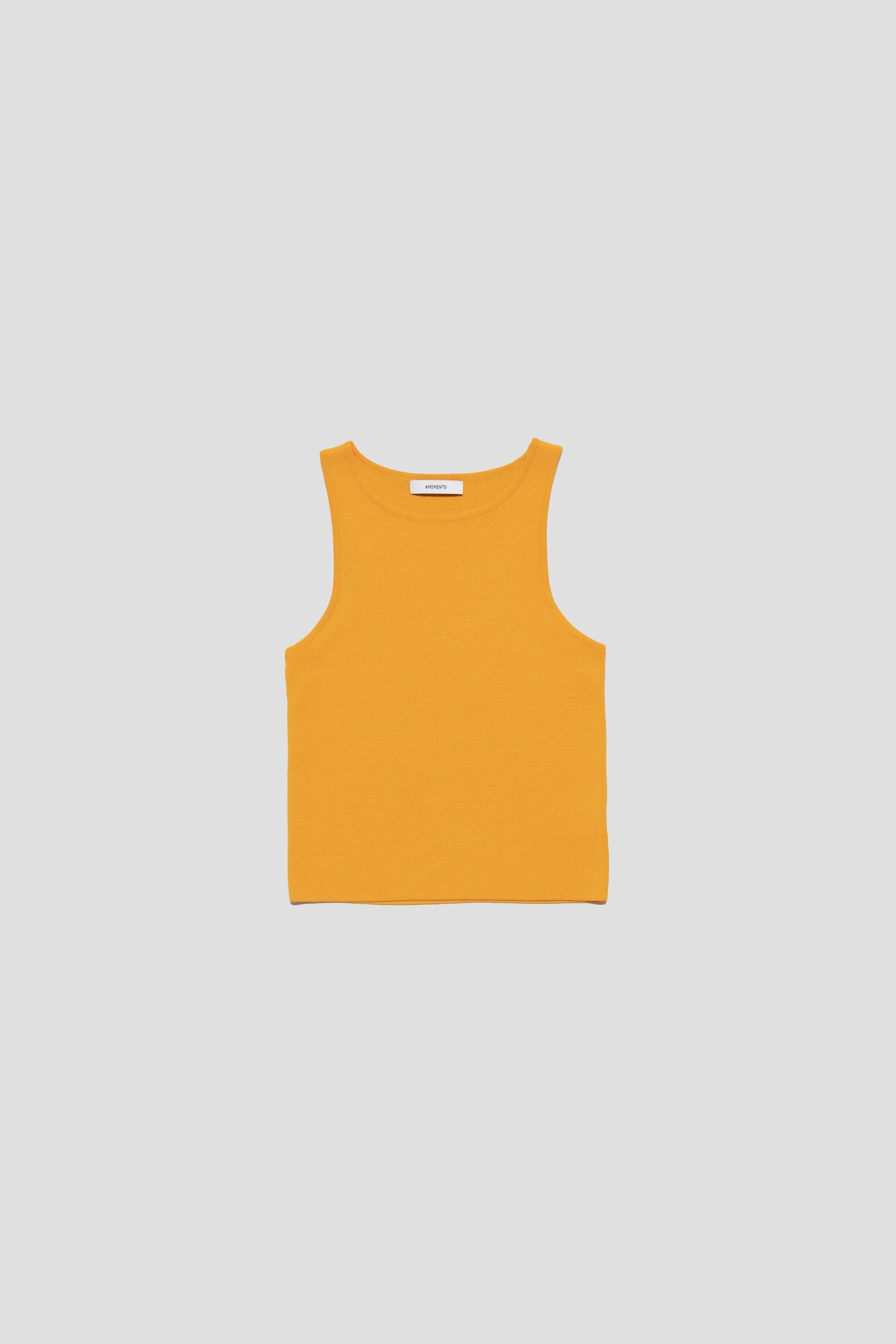 Cut-Out Sleeveless Top Orange
