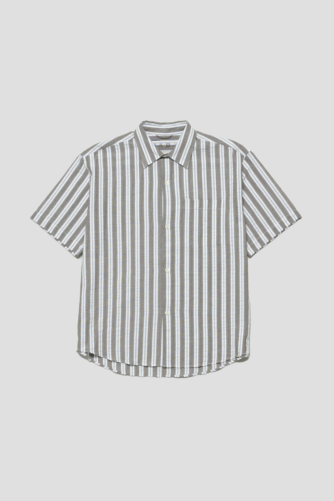 Input Shirt Grey Stripe