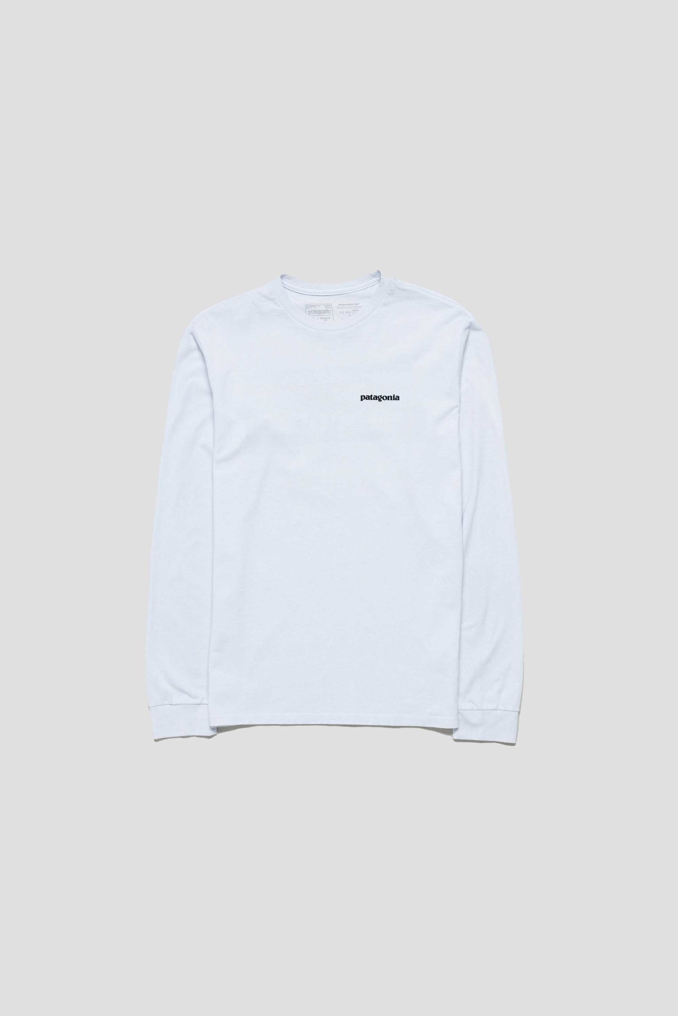 M's L/S P-6 Logo Responsibili-Tee WHI