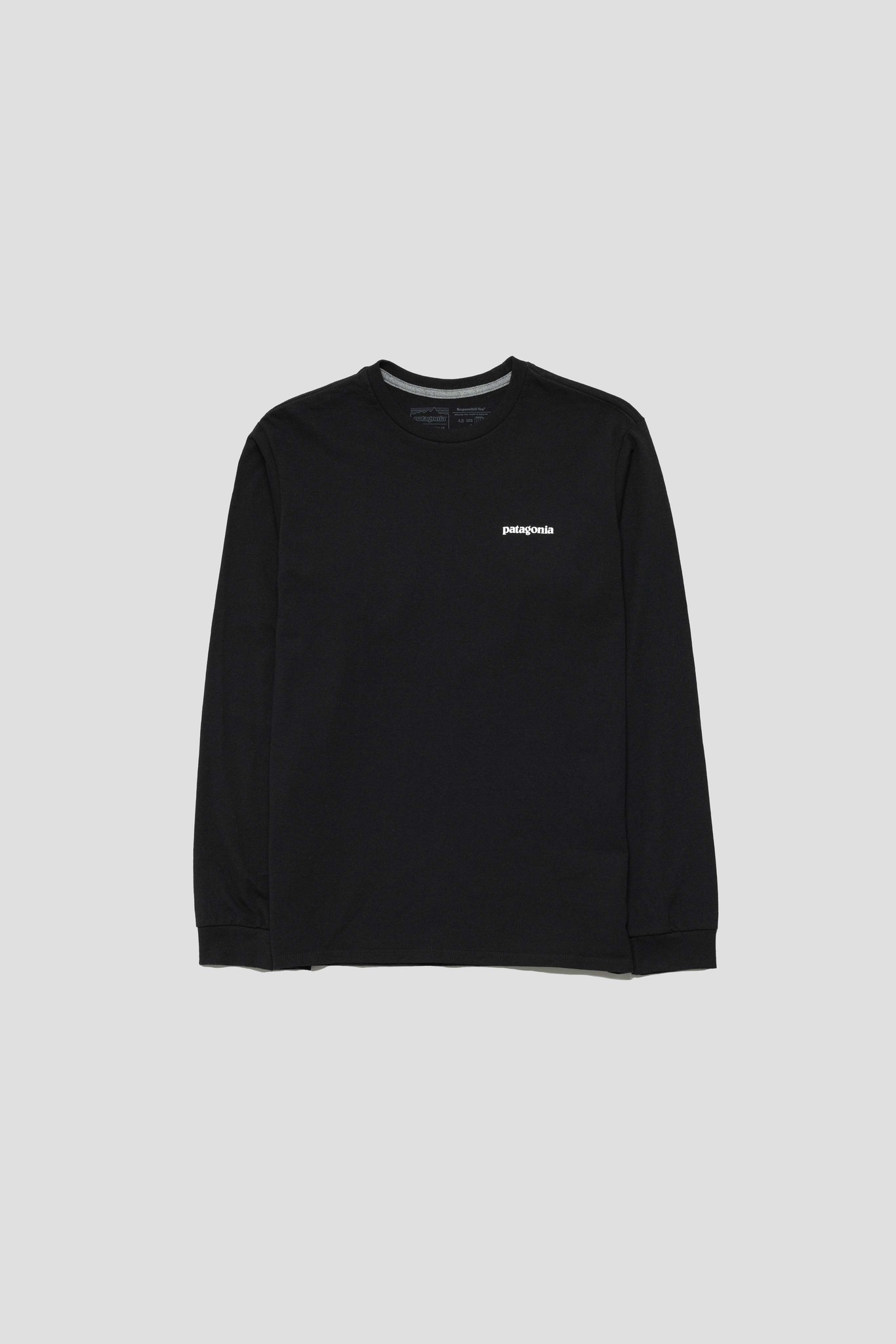 M's L/S P-6 Logo Responsibili-Tee BLK