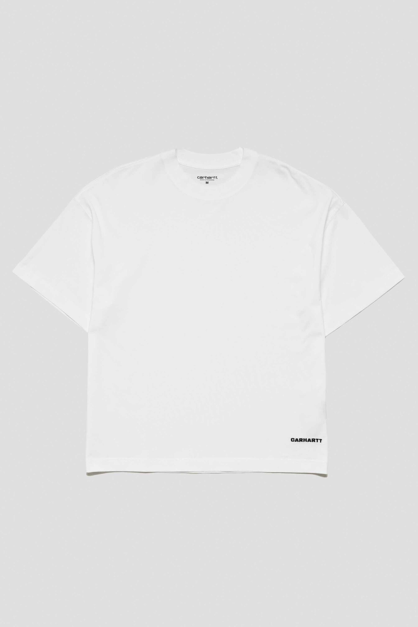 S/S Link Script T-Shirt White/Black