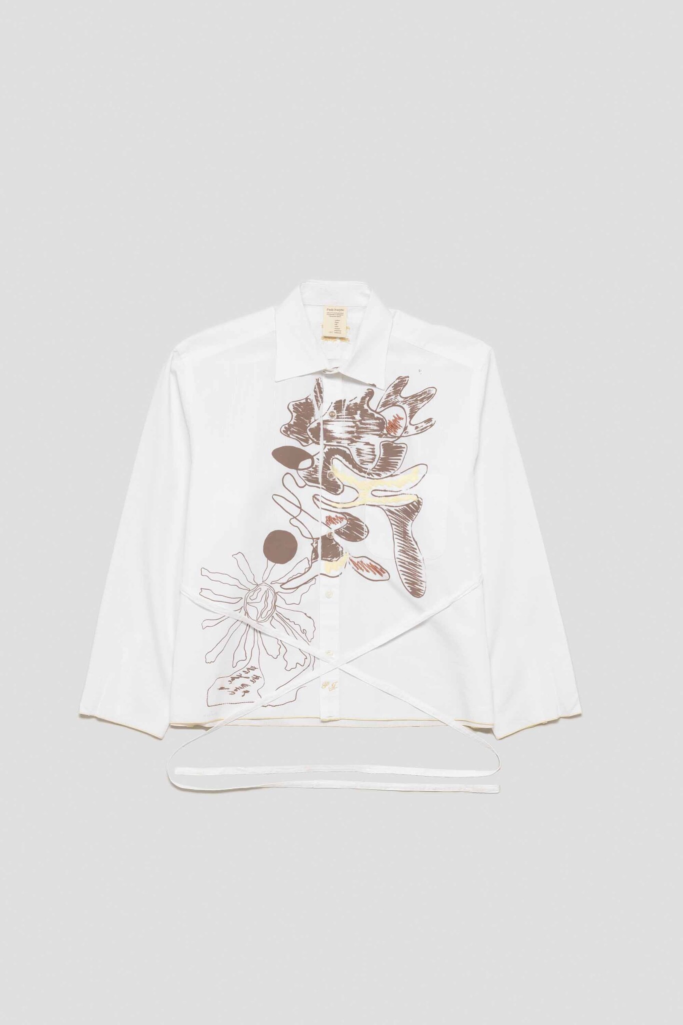 white shirt with sun of the metal ox III