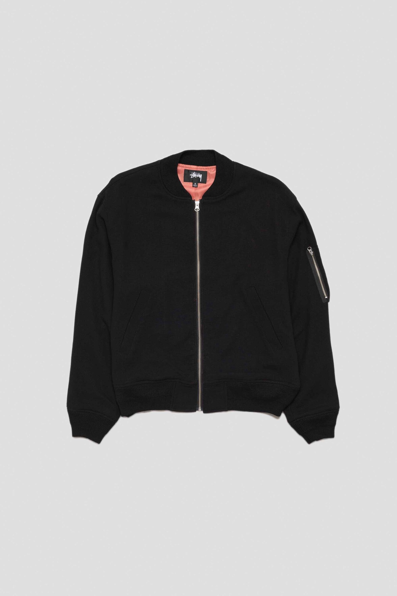 Linen Beach Bomber Black