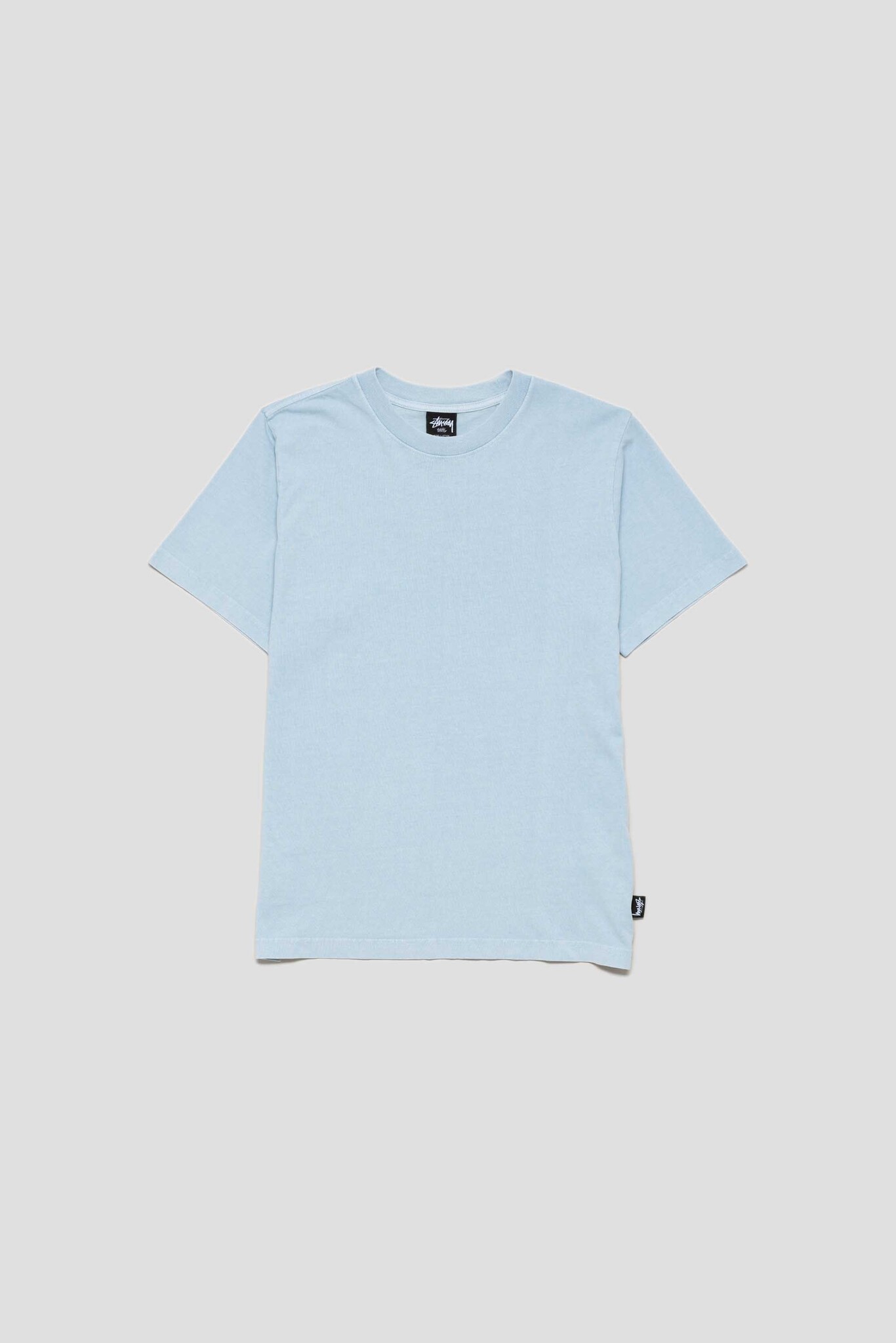 Pigment Dyed Crew Light Blue