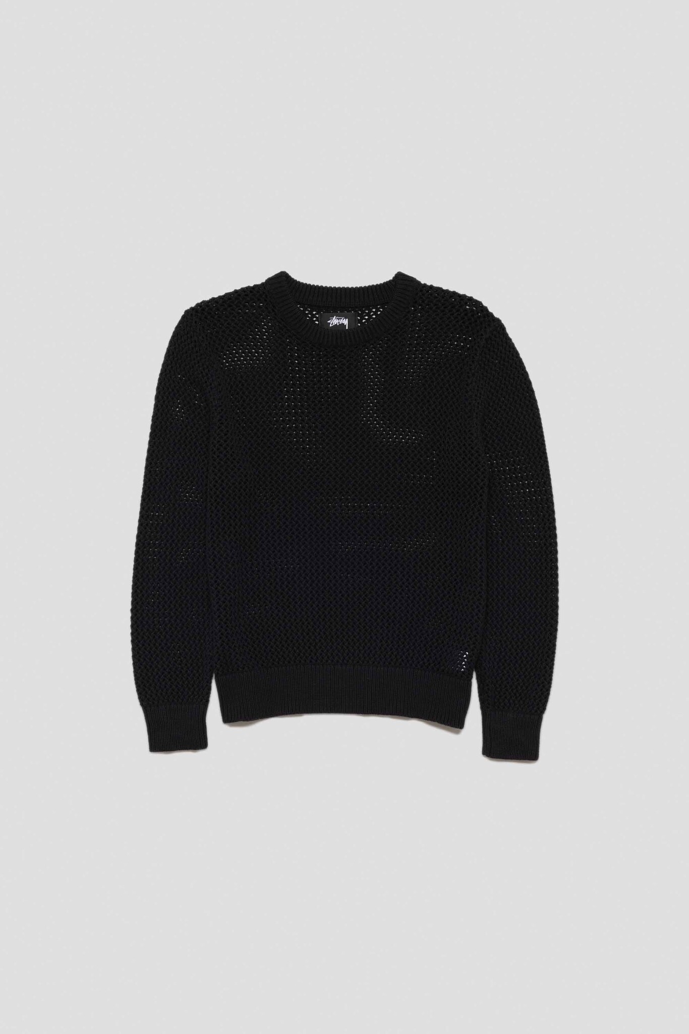 Pig. Dyed Loose Gauge Sweater Solid Black
