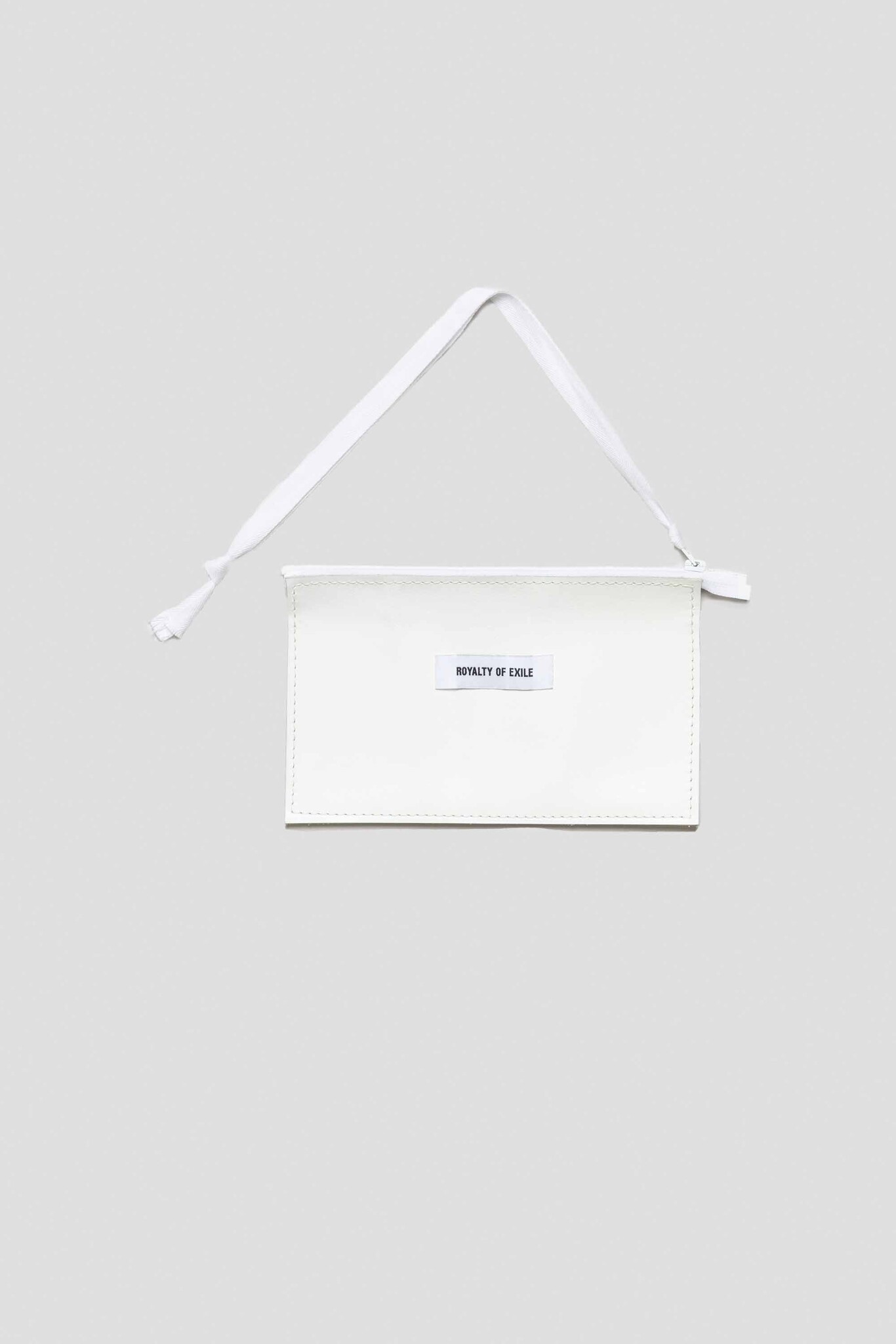Clutch 01 White Leather