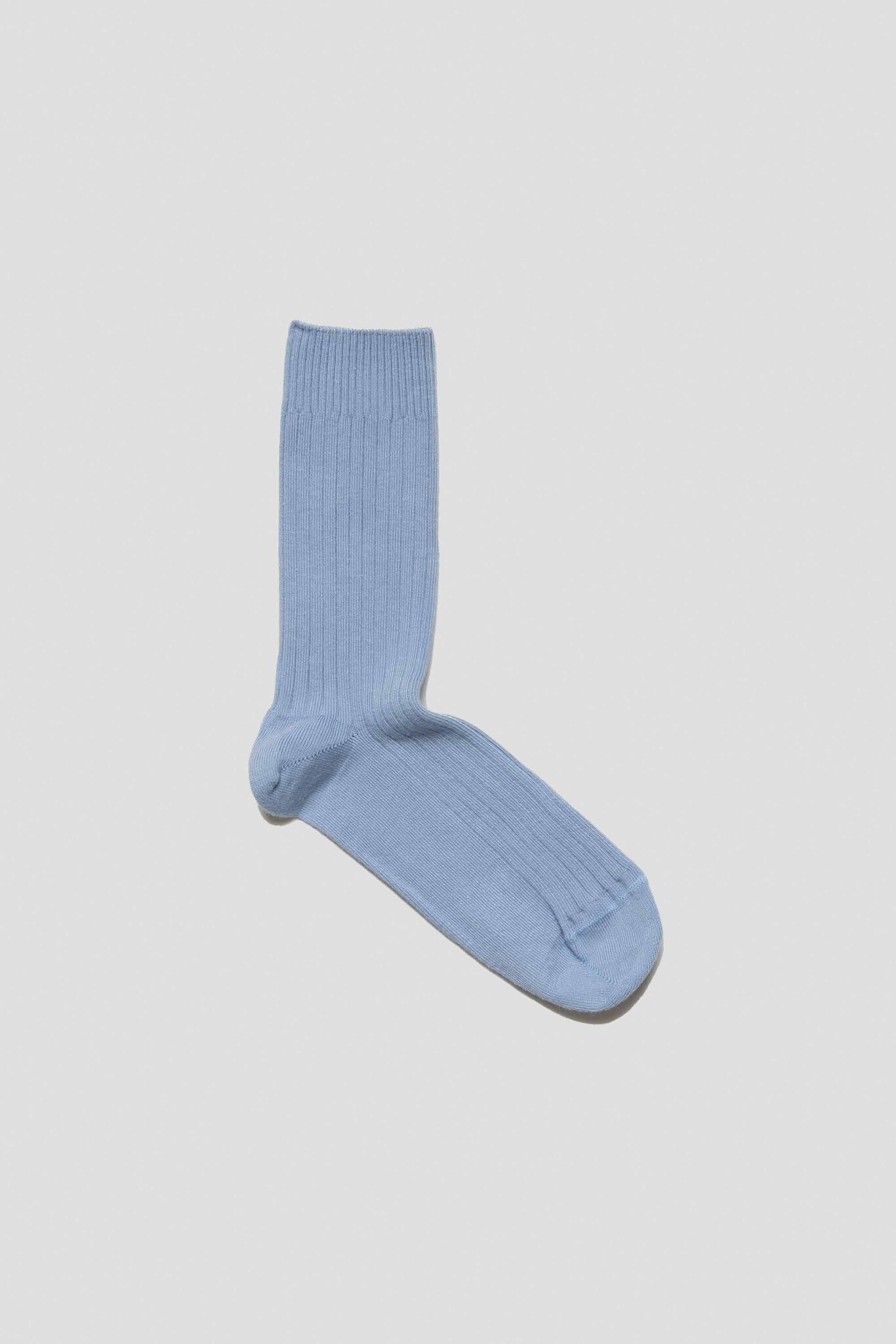 Rib Ankle Socks Cove Blue