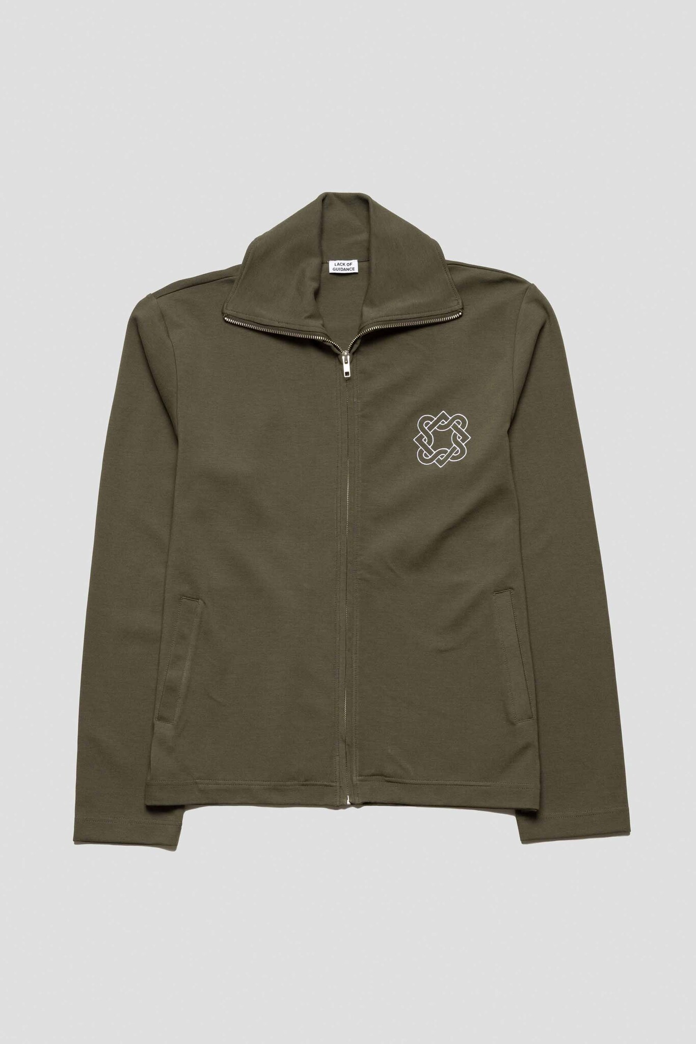 Roberto Track Jacket Olive Green