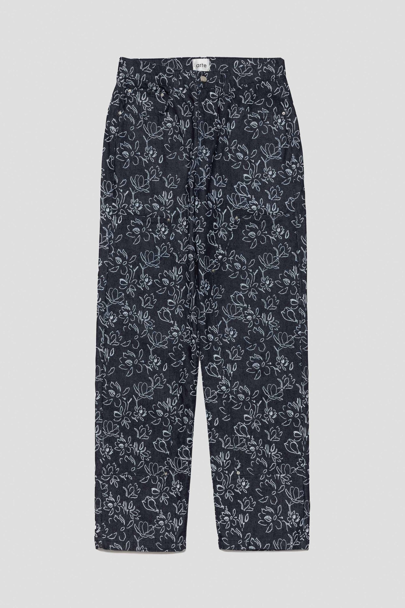 Jonas Flowers Pants Navy