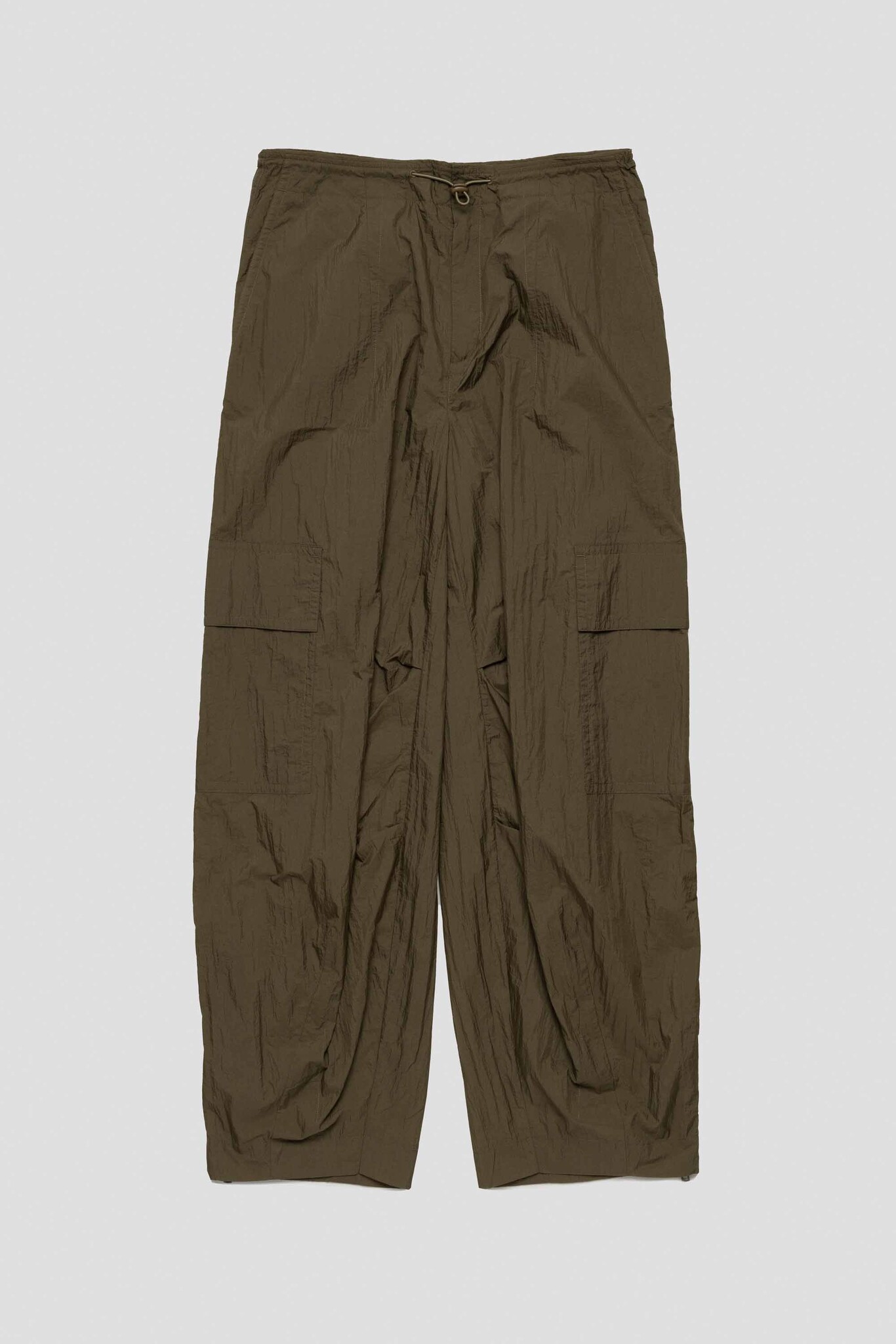 Rope Cargo Trousers Dark Khaki