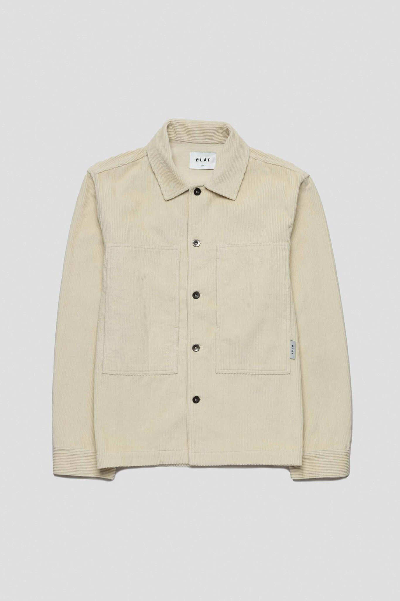 Corduroy Overshirt Off White
