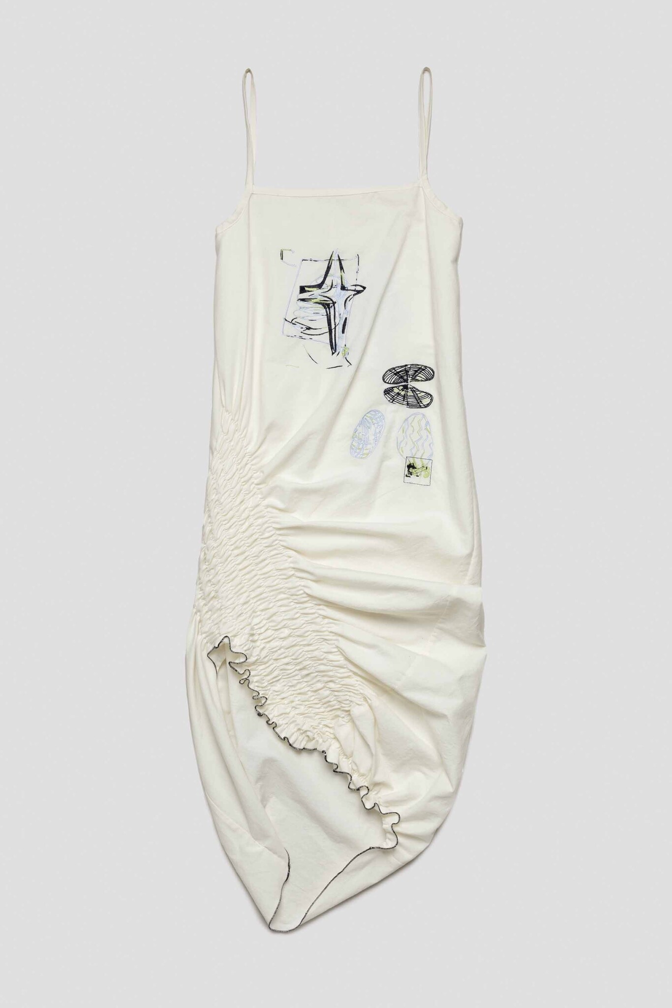 white dress with cross misérable