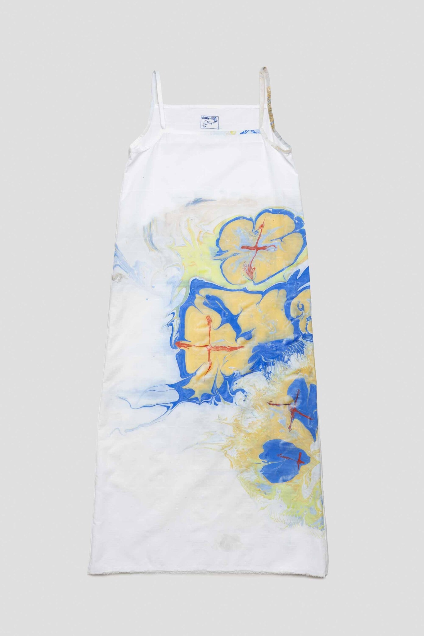 white dress with cross fire