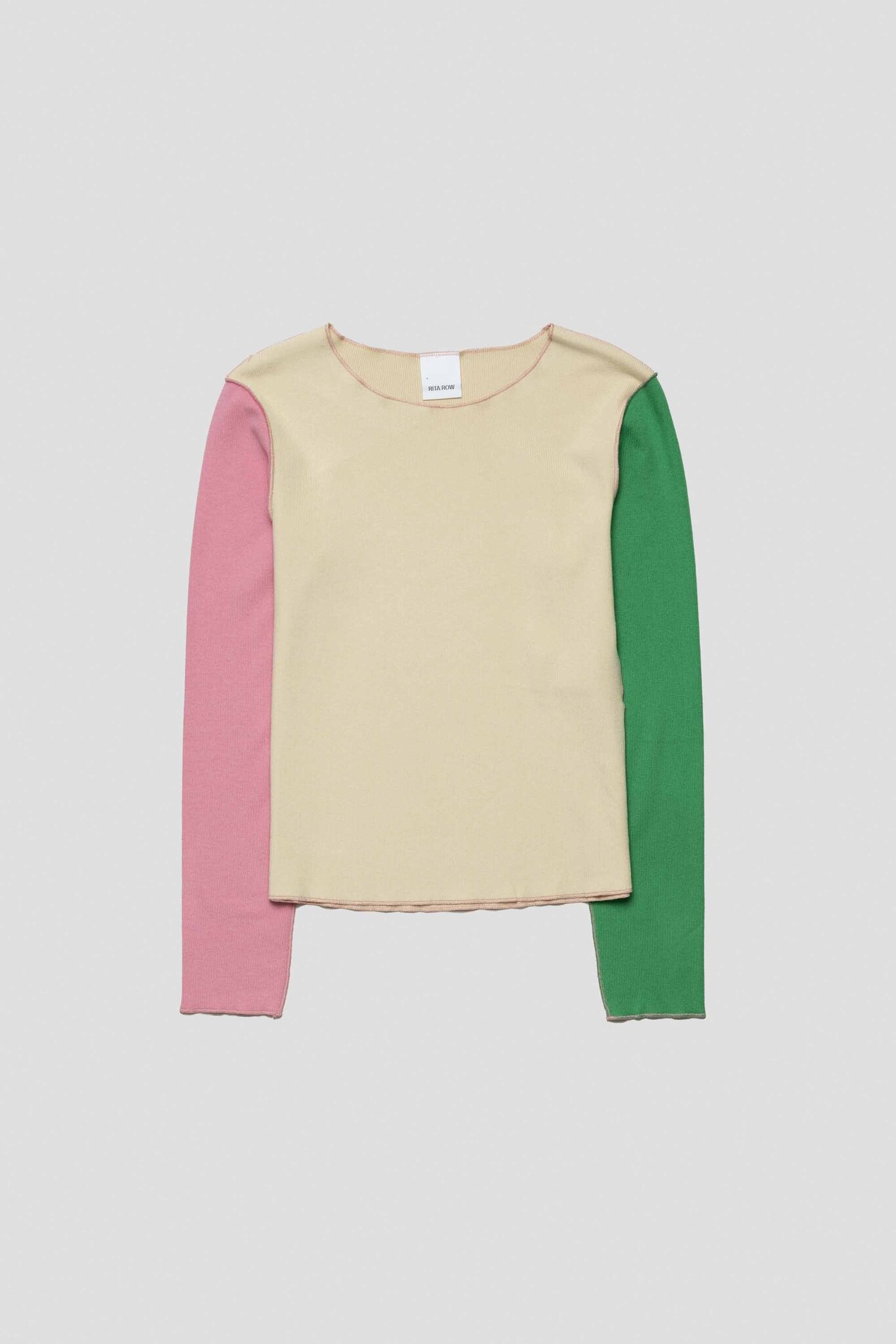 Zoe Knit Top Contrast Multicolor