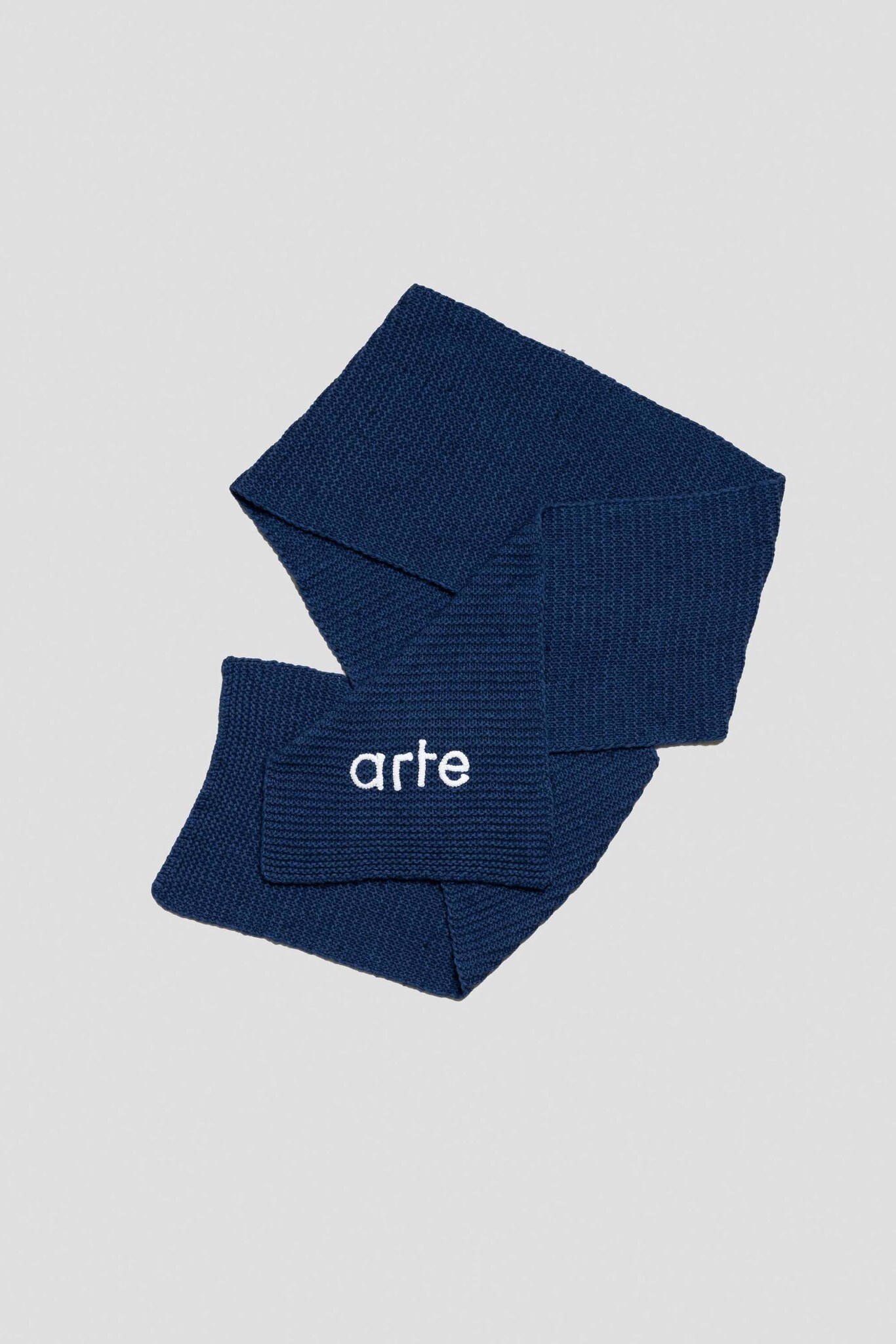 Aaron Knit Scarf Navy