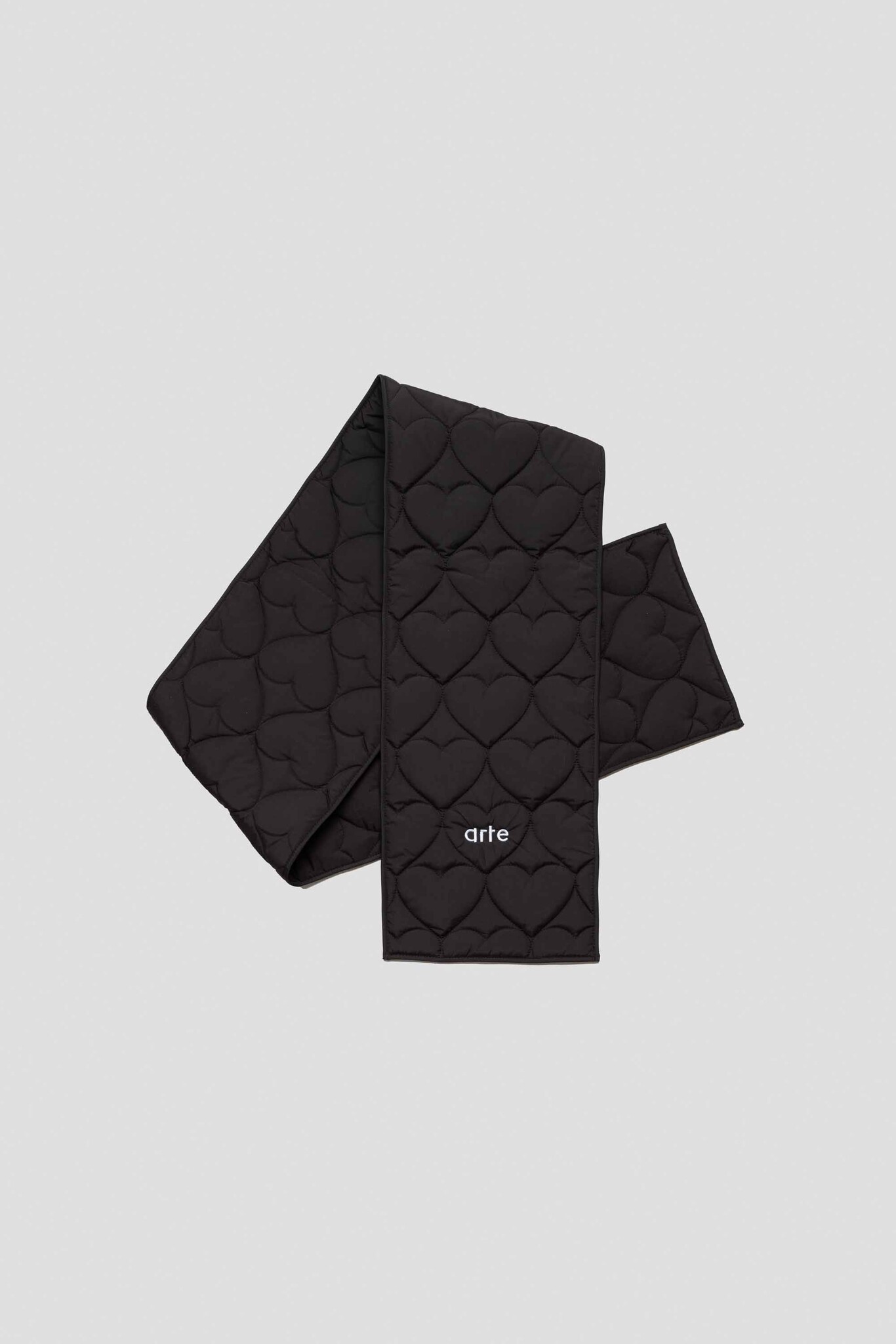 Aaron Padded Scarf Black