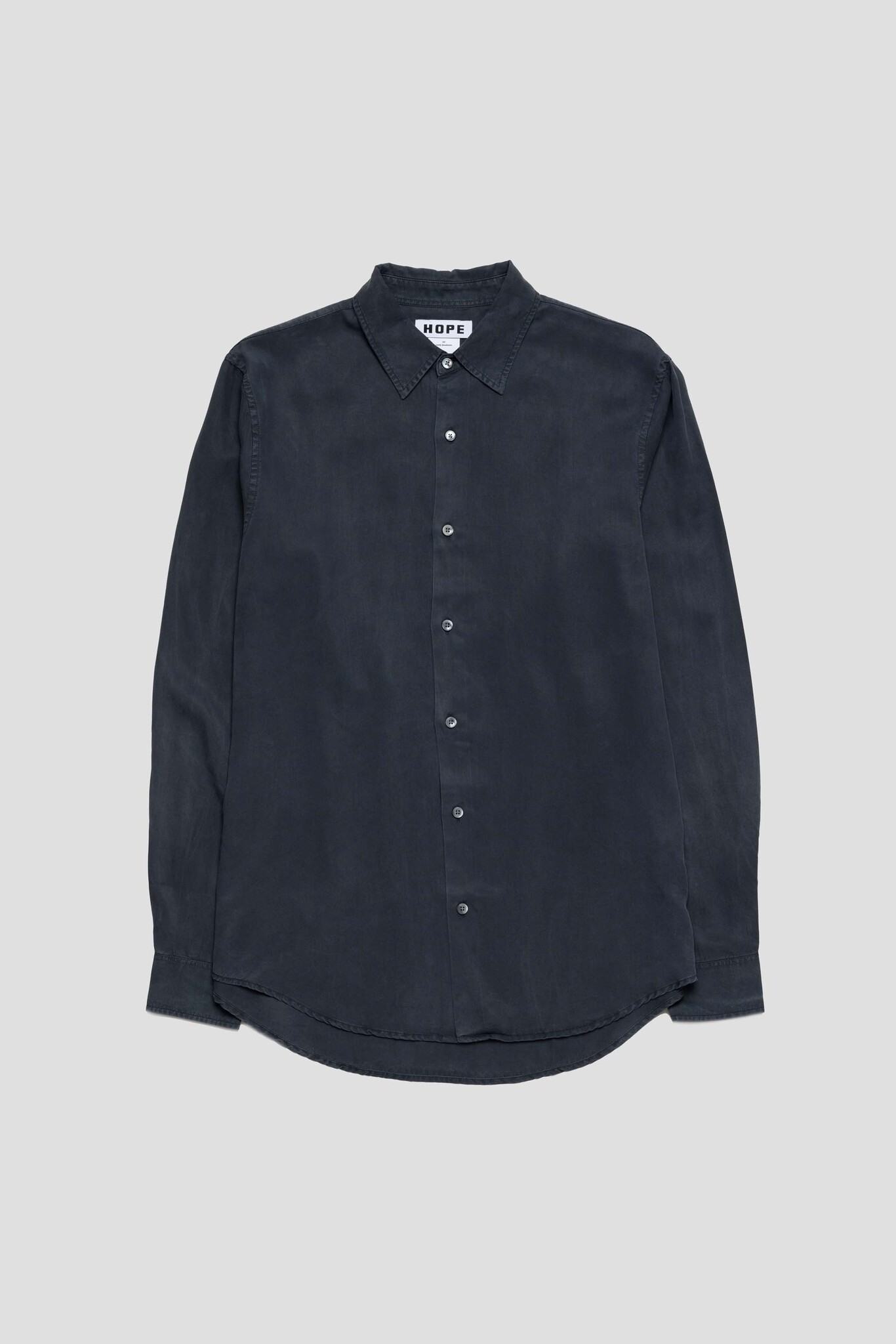 Air Clean Shirt Faded Black Tencel | Welcome to Shelter