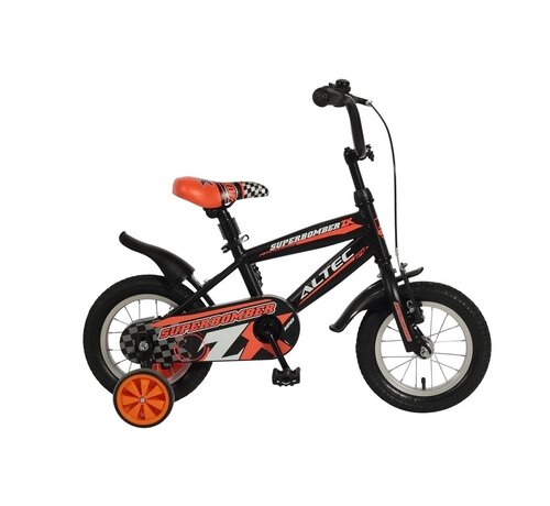 Altec Superbomber 12 inch Zwart/Oranje jongensfiets