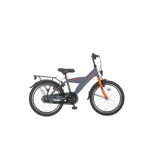 Altec Hero 20 inch jongensfiets Grijs-Oranje Remnaaf
