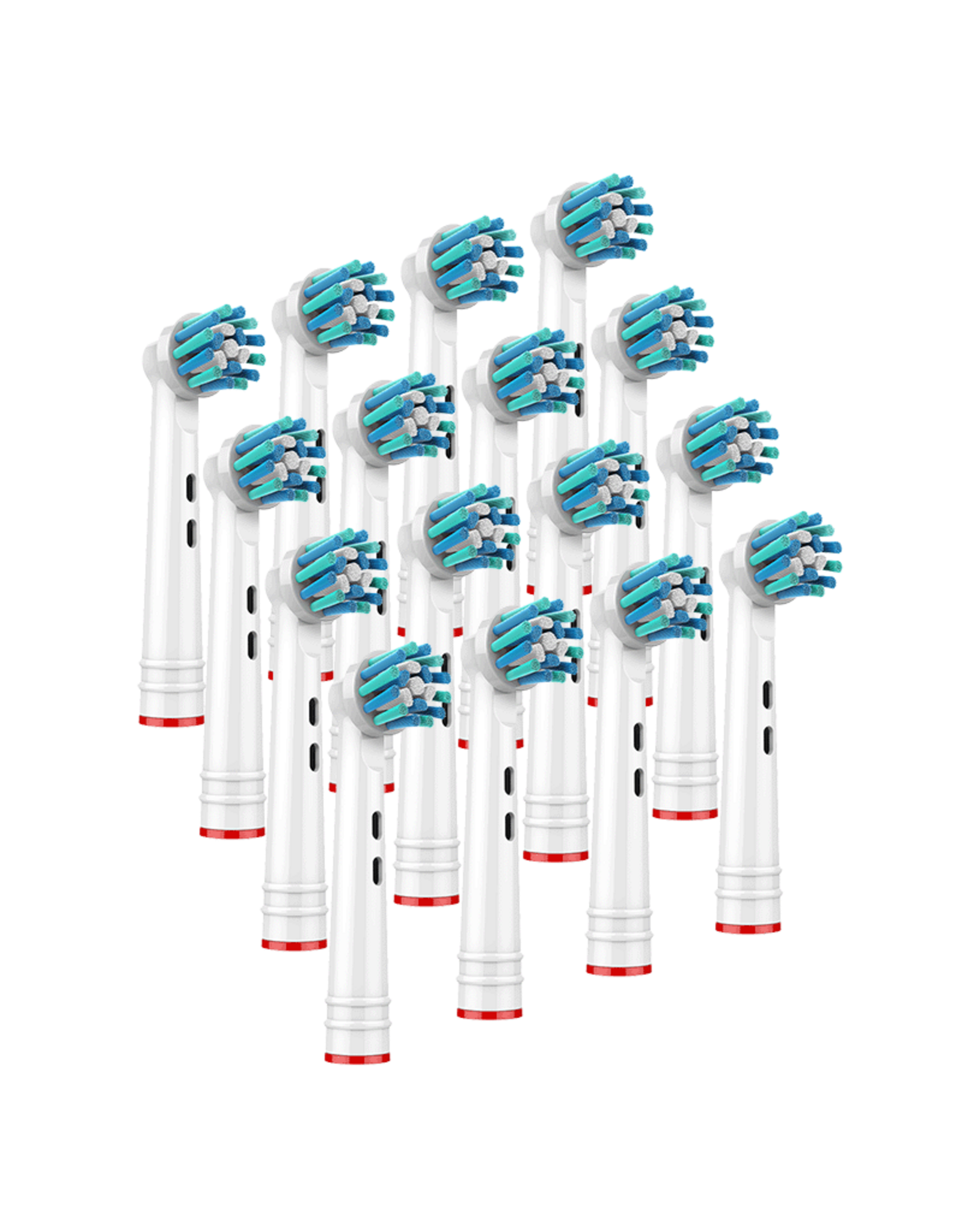 VoordeligeTandenborstels.nl 16 Opzetborstels voor Cross Action Oral-B