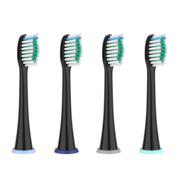 VoordeligeTandenborstels.nl 4 Opzetborstels voor Philips Sonicare (Zwart) VoordeligeTandenborstels.nl 4 Opzetborstels voor Philips Sonicare (Zwart)