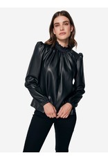 HER can be you Vegan Leather Smock Top