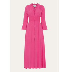 Americandreams Dress Sally Long - Pink Solid
