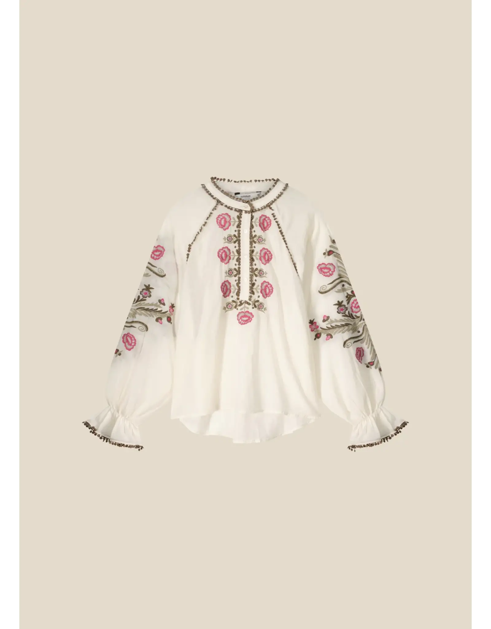 Summum Blouse flower Embroidery