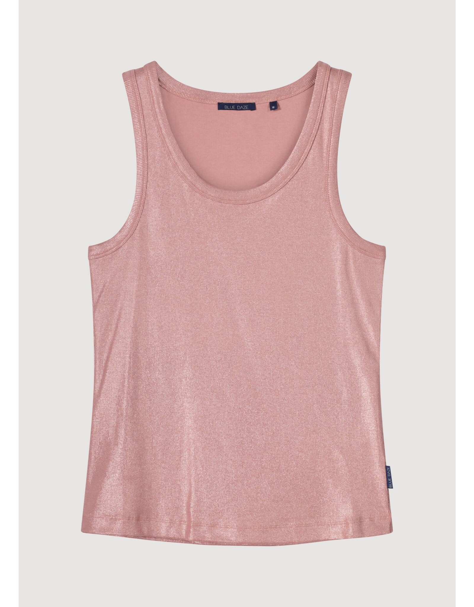 Summum Rib Tank Top - Antique Pink