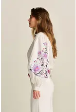 Pom Amsterdam Blouse Embroidery - Purple