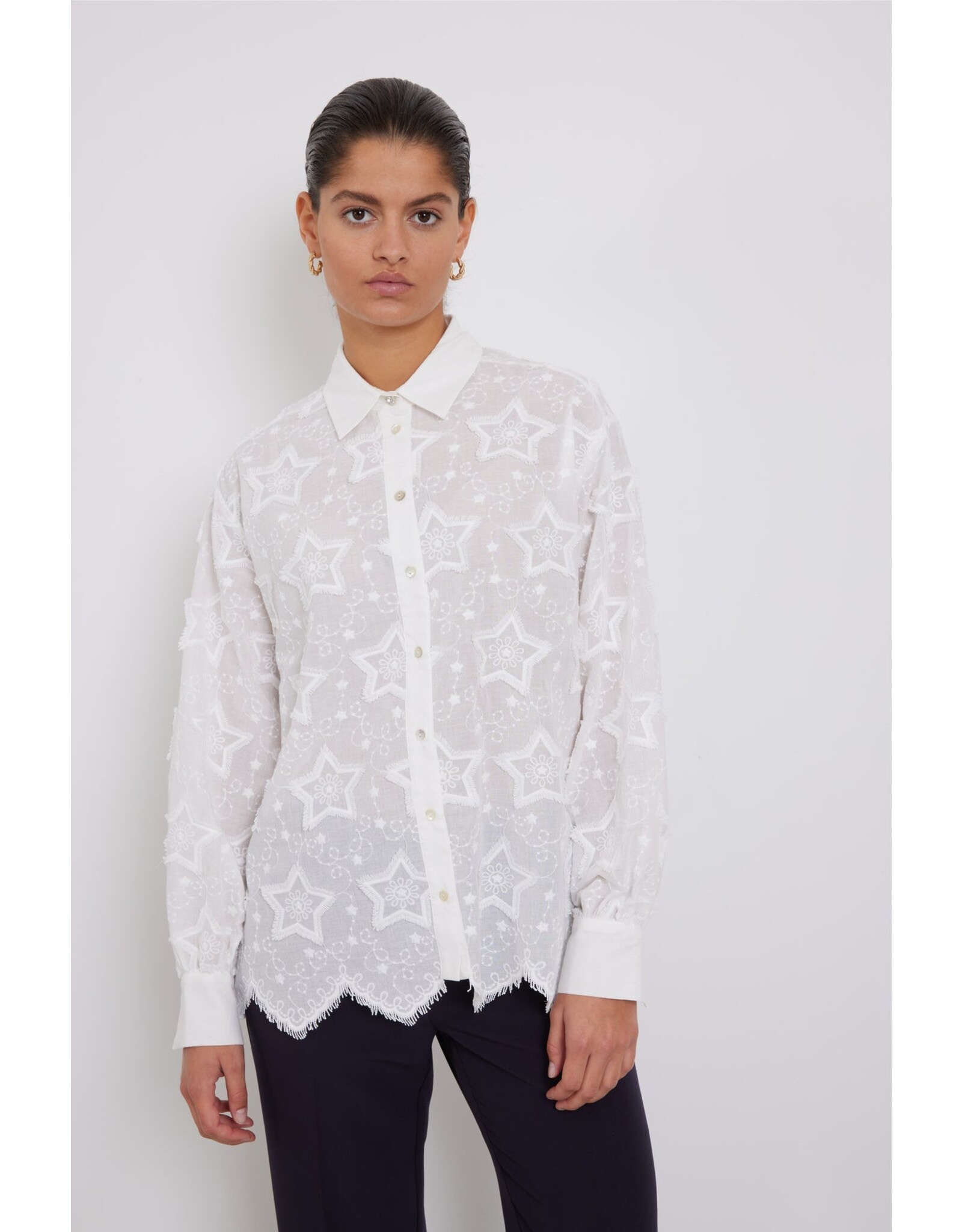 Bruuns Bazaar Coconut Felinia Shirt - White