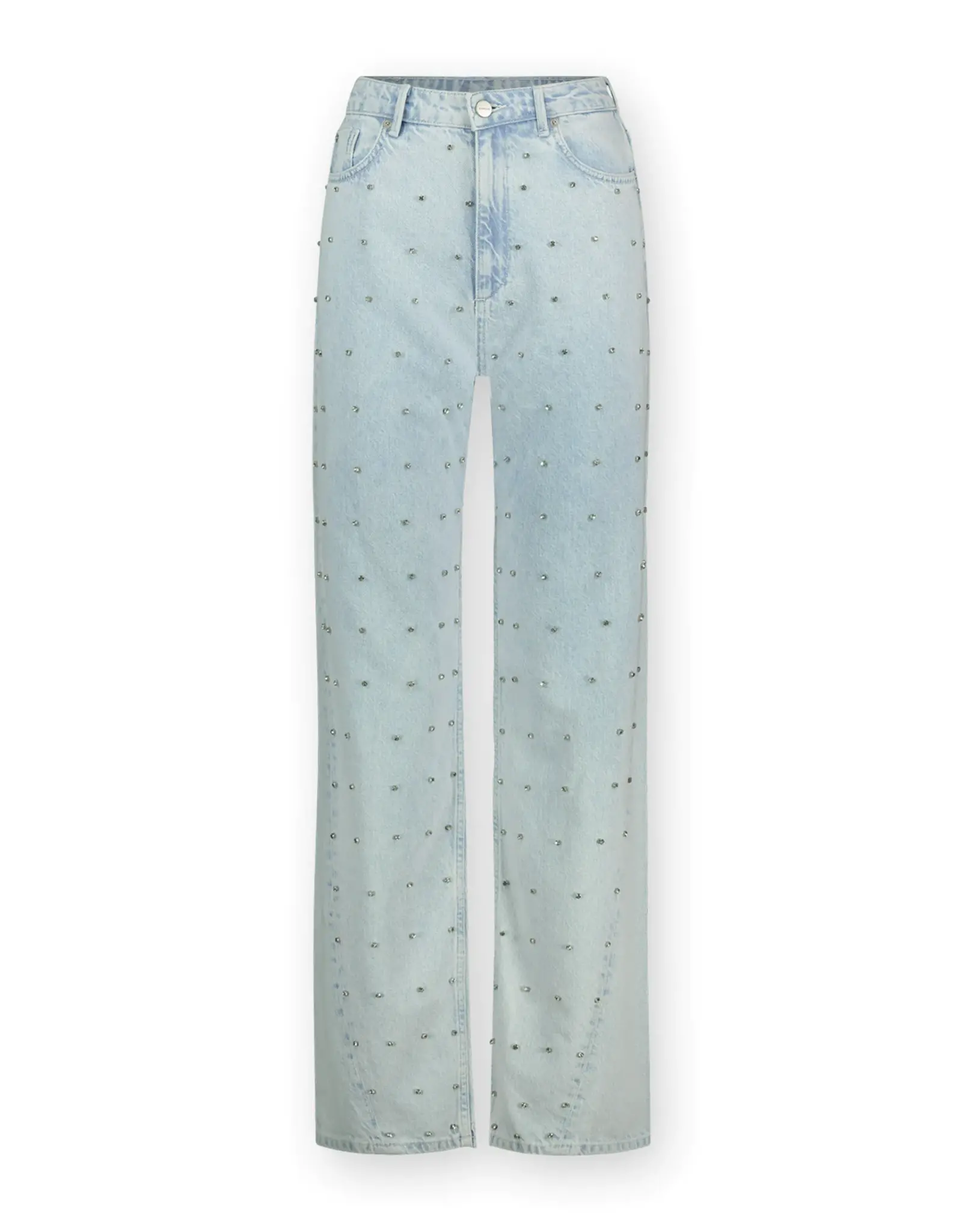 Homage Wide leg jeans with strass