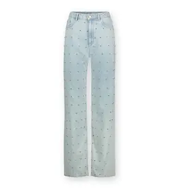 Homage Wide leg jeans with strass