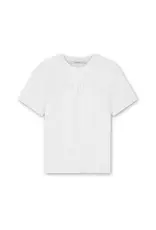 Homage T-shirt With Gathering - White