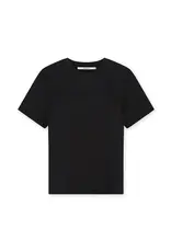 Homage T-shirt With Gathering - Black
