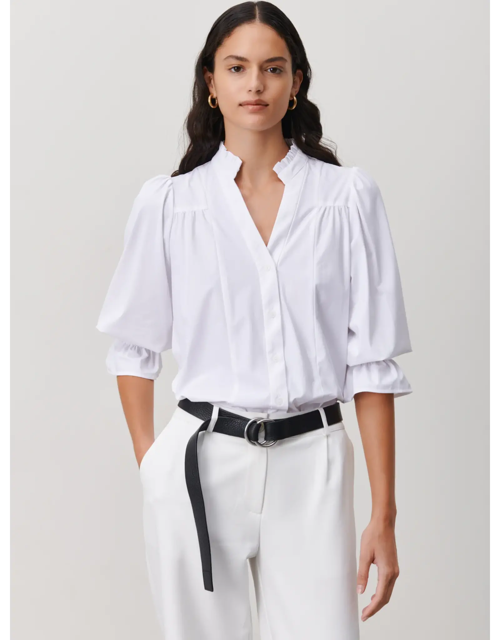 Jane Lushka Olivia Blouse - White